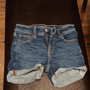 American Eagle Outfitters Dark Blue Jean Shorts